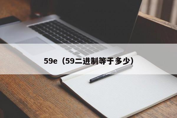 59e（59二进制等于多少）